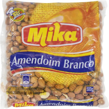 AMENDOIM BRANCO MIKA 500G