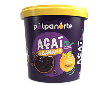 ACAI MIX POLPA NORTE POTE 1,02KG BANANA