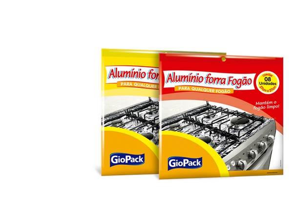 ALUMINIO FOGAO GIOPACK 20X8UN (27X27CM)