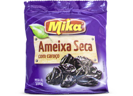 AMEIXA SECA COM CAROCO MIKA 100G