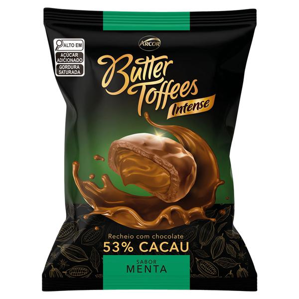 BALA B TOFFE CACAU 53% 500G MENTA