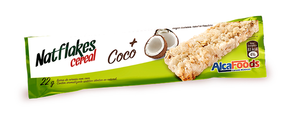 BARRA CEREAL ALCAFOODS 22G COCO