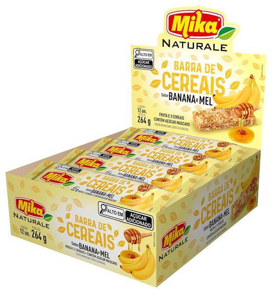 BARRA DE CEREAL BANANA E MEL 22G