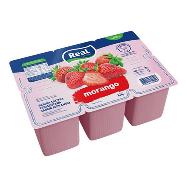 BEB LACTEA REAL BDJ 510G MORANGO