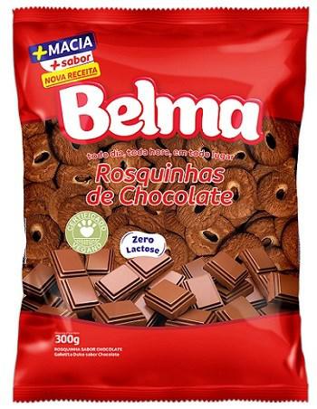 BISC BELMA ROSQUINHA 300G CHOCOLATE