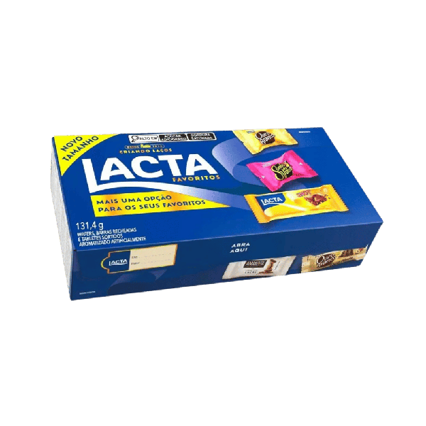 BOMBOM LACTA BRAND MIX FAVORITOS 131,4G