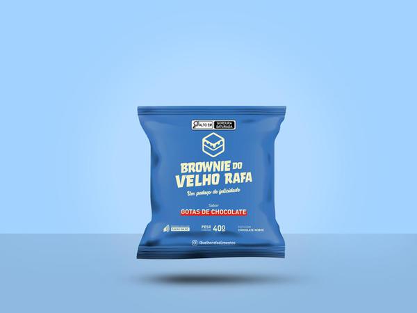 BROWNIE VELHO RAFA 40G GOTAS DE CHOCOLAT