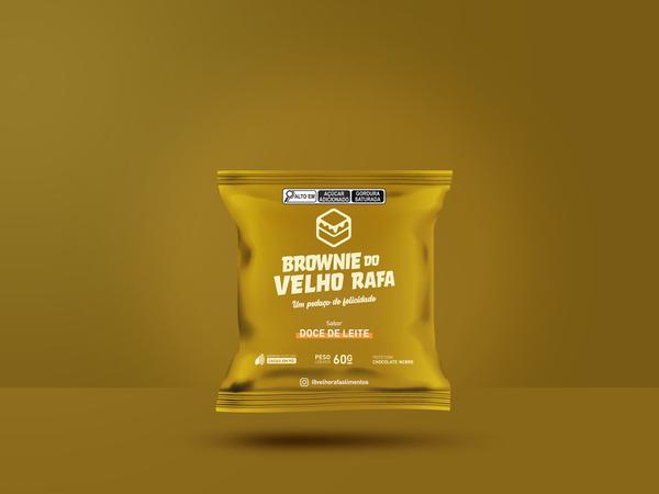 BROWNIE VELHO RAFA 60G DOCE DE LEITE