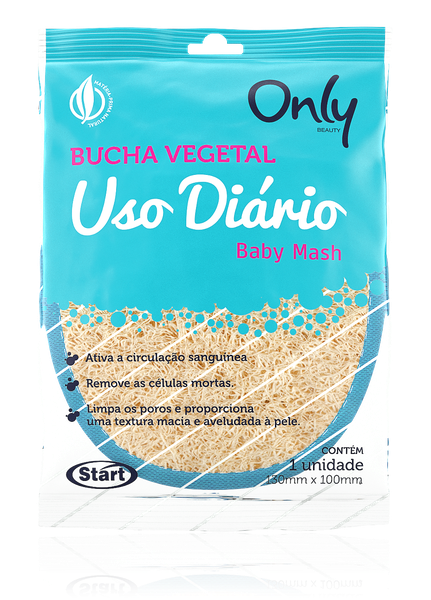 BUCHA VEGETAL BABY MASH AZUL ONLY