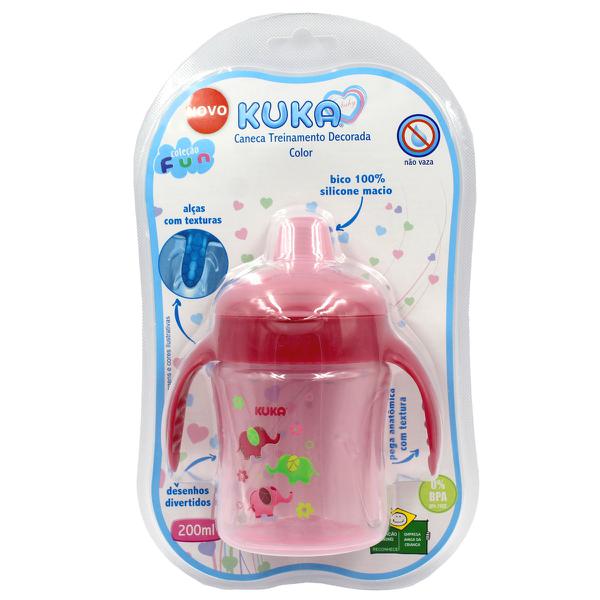 CANECA TREINAMENTO DECOR ROSA 200ML 6187