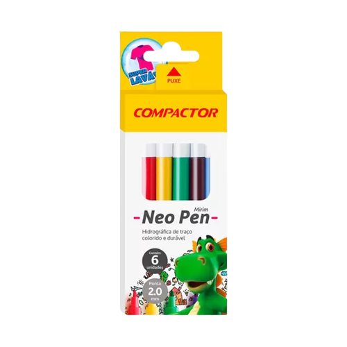 CANETINHA HIDRO COMPACTOR PQ NEOPEN 6COR