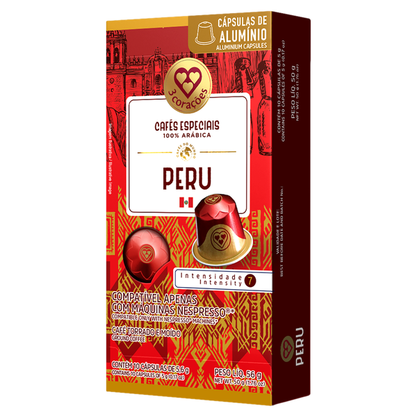CAPSULA NESPRESSO ESPECIAIS PERU 10CAPS