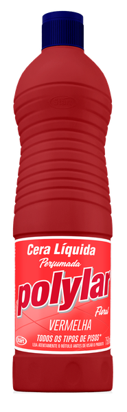 CERA LIQ PERF POLYLAR 750ML VERMELHA