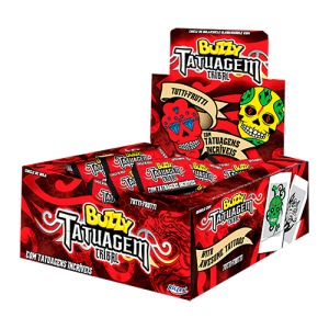 CHICLE BUZZY TATOO TRIBAL T FRUTTI