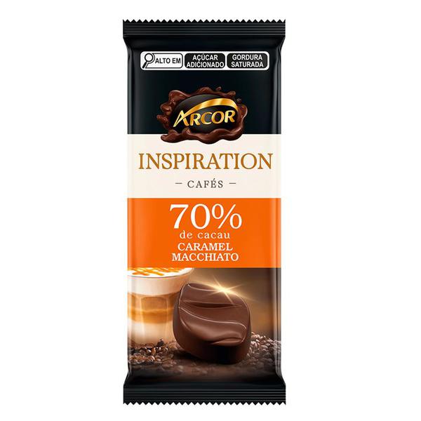 CHOC TAB ARCOR 80G 70% AMARG CARAMELO