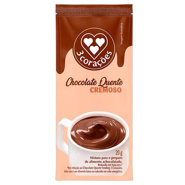 CHOCOLATE QUENTE PO 3CORACOES SACHE 20G