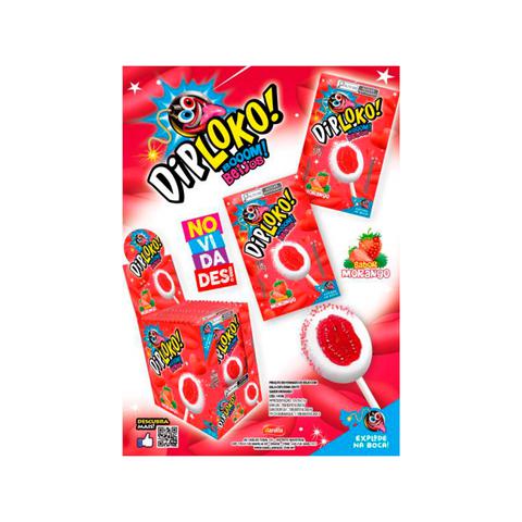 DIP LOKO BOOM BEIJOS MORANGO 11G