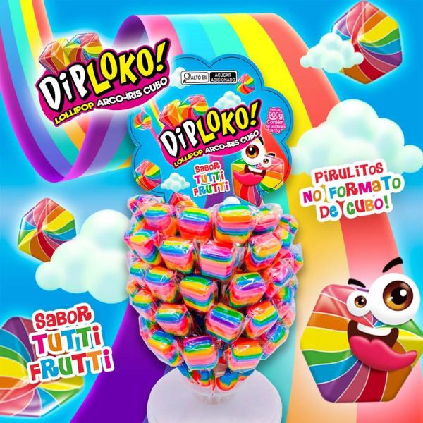 DIP LOKO LOLLIPOP ARCO IRIS POP 15G