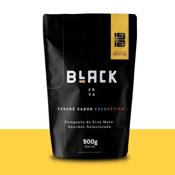 ERVA MATE BLACK 500G ENERGETICO