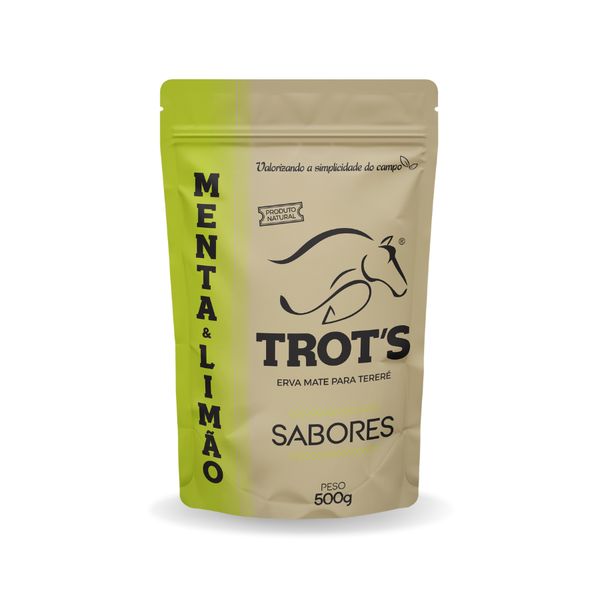 ERVA MATE TROTS 500G MENTA E LIMAO