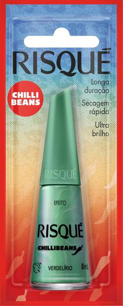 ESMALTE RISQUE CHILLBEANS 8ML VERDELIRIO