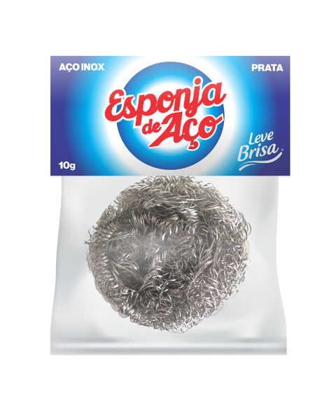 ESPONJA DE ACO LEVE BRISA 10G
