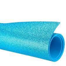 EVA DUBFLEX GLITTER AZUL CLARO 40X48