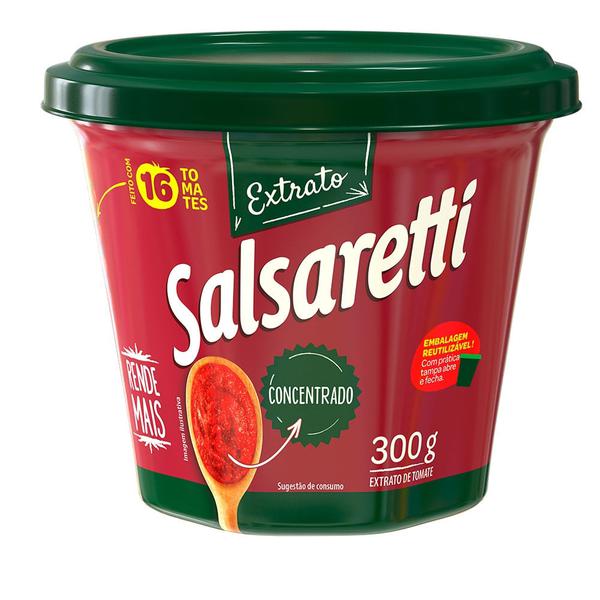 EXTRATO DE TOMATE SALSARETTI POTE 300G