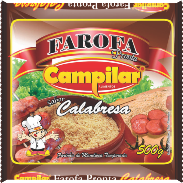 FAROFA DE MAND CAMPILAR 500G CALABRESA