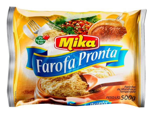 FAROFA DE MANDIOCA MIKA 500G BACON