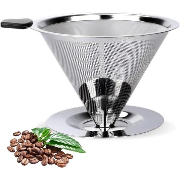 FILTRO COADOR DE CAFE EM ACO INOX 4380