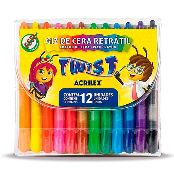 GIZ CERA ACRILEX RETRATIL 12 CORES