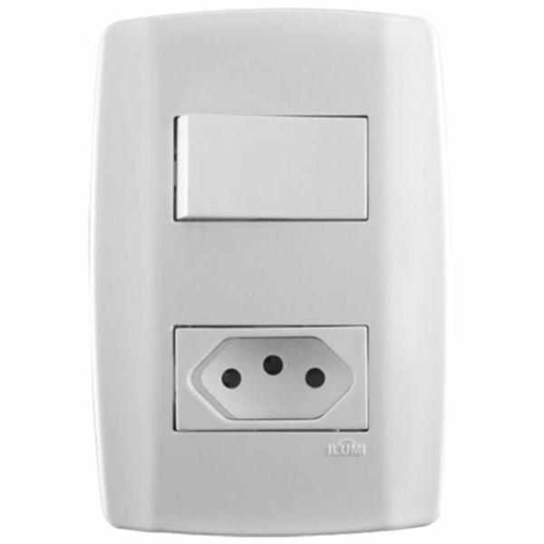 INTERRUPTOR C/TOM ILUMI 250V 3 PINOS 10A