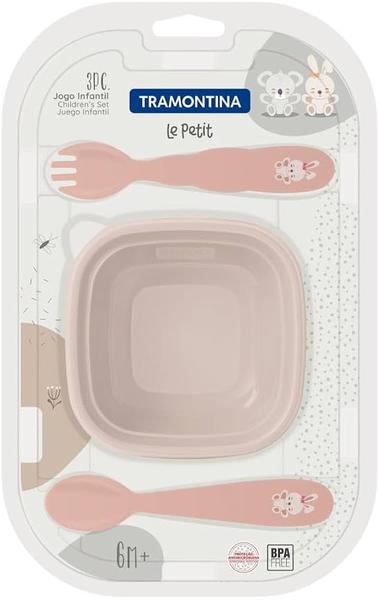 JOGO 3PC LE PETIT ROSA TRAMOTINA