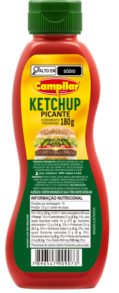 KETCHUP CAMPILAR 180G PICANTE