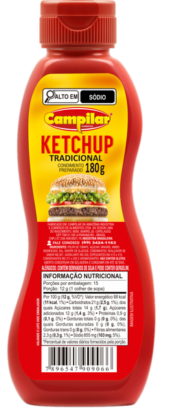 KETCHUP CAMPILAR 180G TRADICIONAL