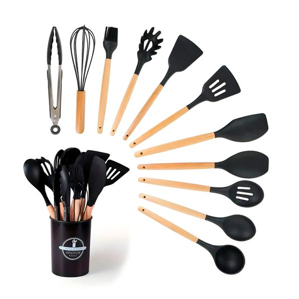 KIT COZINHA SILICONE 12PCS
