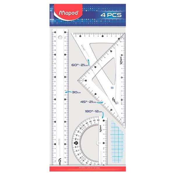 KIT REGUA+2ESQUAD+TRANSF MAPED