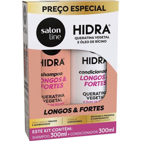 KIT SALON LINE SH+CO HIDRA 300G QUERATIN