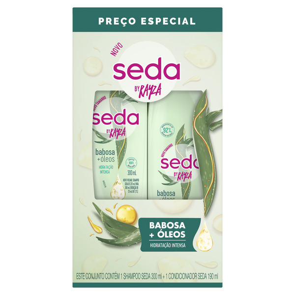 KIT SEDA SH+CO 490ML BABOSA OLEOS