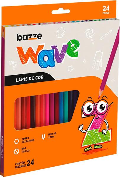 LAPIS COR 24 COR BAZZE WAVE