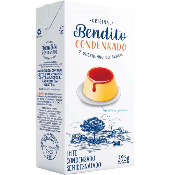 LEITE CONDENSADO BENDITO TP 395G