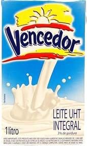LEITE UHT VENCEDOR INTEGRAL 1LT