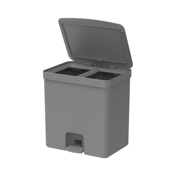 LIXEIRA <OU> TRIUM 20L COM PEDAL DUPLA C