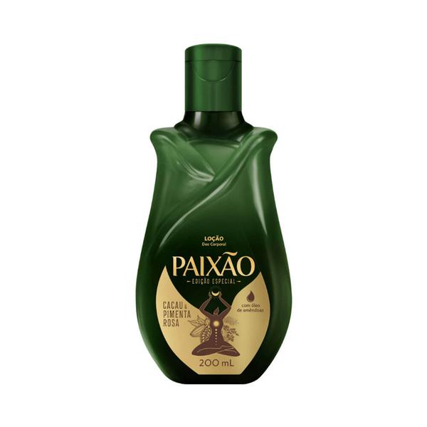 LOCAO PAIXAO 200ML CACAU E PIMENTA ROSA