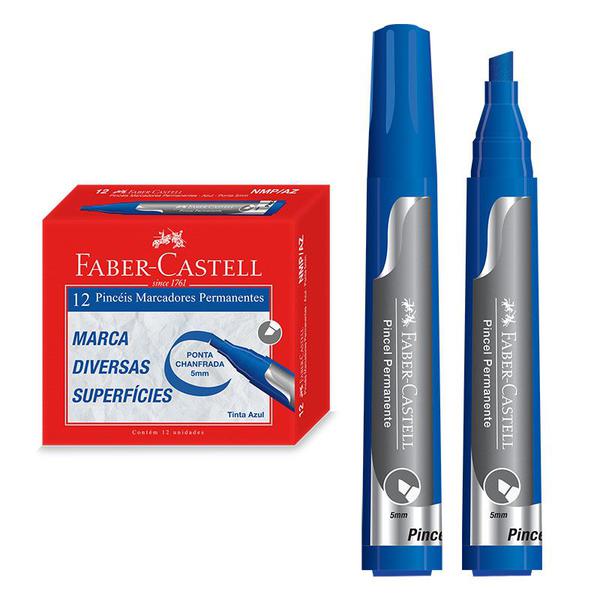 MARCADOR PERM FABER C AZUL