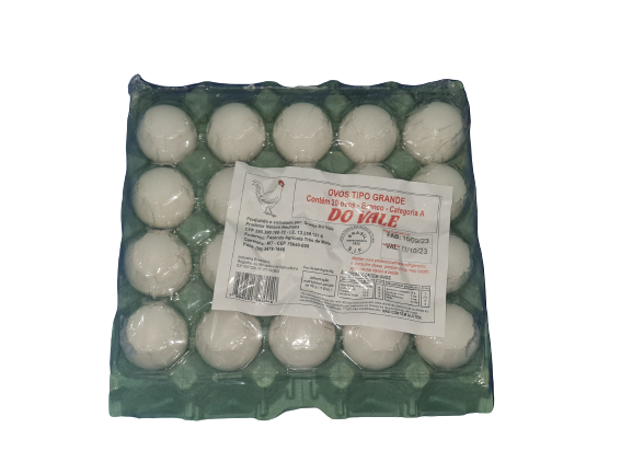 OVO BRANCO DO VALE EMB C/20