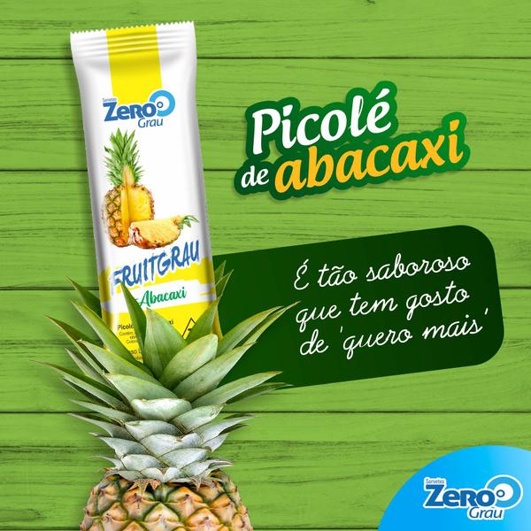 PICOLE ZERO GRAU FRUIT 65G ABACAXI