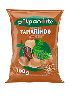 POLPA FRUTA POLPA NORTE 100G TAMARINDO