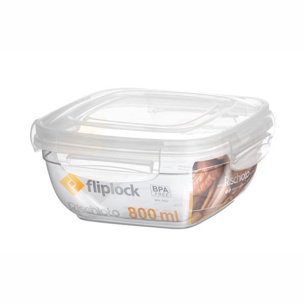 POTE QUAD.FLIPLOCK 800 ML  RISCHIOTO